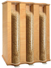 Kornsilo med 3 kammer (3x4,5kg)